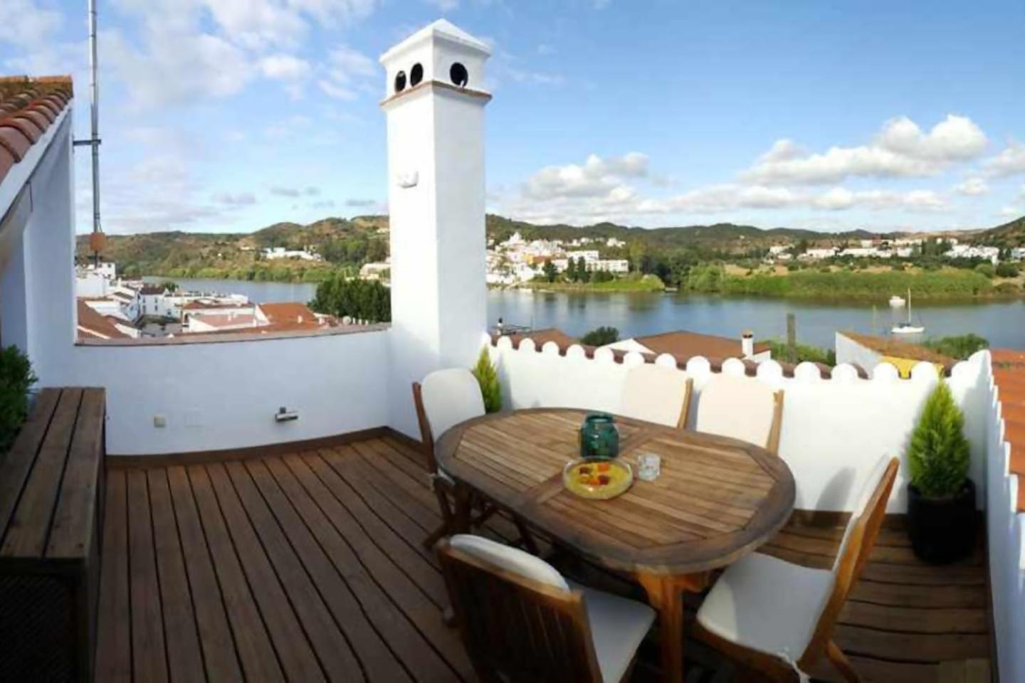 Casa Rural La Raba Terraza Con Increibles Vistas Sanlucar De Guadiana Luaran gambar